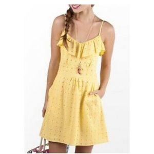 Lilly Pulitzer Yellow Eyelet Sundress
